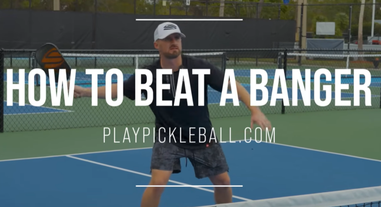 7 Tips to Beat a Pickleball BANGER: How to Defend the Drive