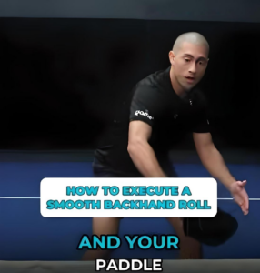 The keys to the backhand roll in pickleball