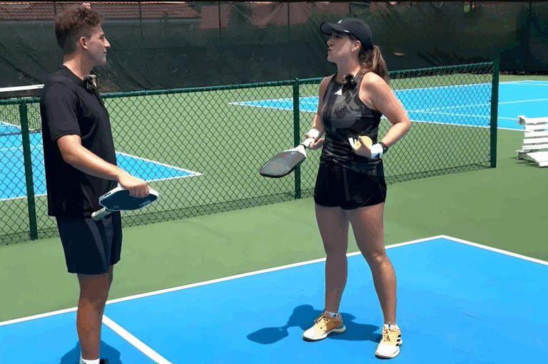 Mari Humberg Teaches The Slice Return in Pickleball