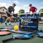 Pickleball Paddle Database List