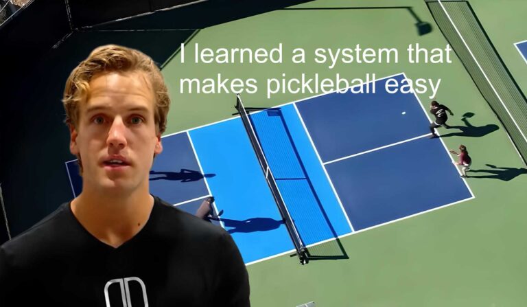 I learned a system that makes pickleball easy