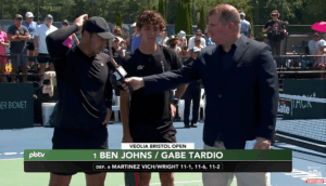 Johns/Tardio v Martinez Vich/Wright at the Veolia Bristol Open