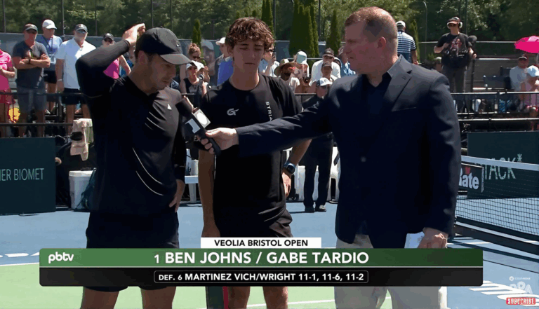 Johns/Tardio v Martinez Vich/Wright at the Veolia Bristol Open