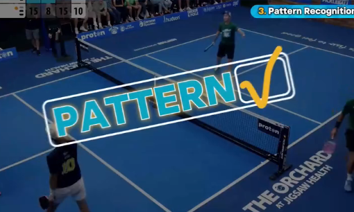 Patterns are everywhere in pickleball… you just have to see them.